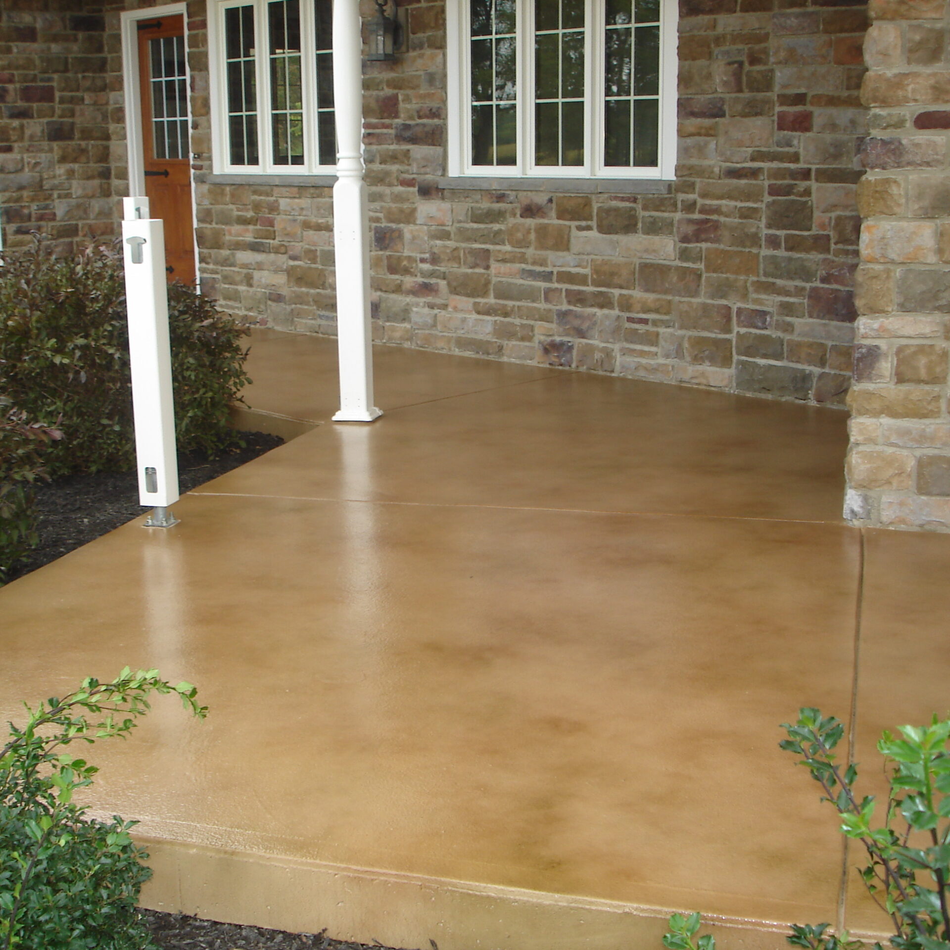 Stained Concrete Porch
